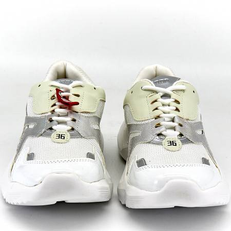 Кроссовки  Keddo  белый  кожа искусств./текстиль F-80588 фото в интернет-магазине | Omadey.ru