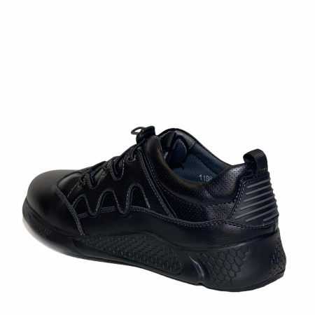 Туфли  Tesoro  черный  кожа искусств. Z-100231 фото в интернет-магазине | Omadey.ru