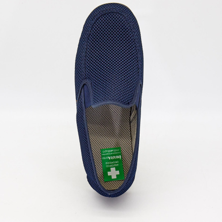 Слипоны  Imara ORTO  синий  текстиль F-90027 фото в интернет-магазине | Omadey.ru