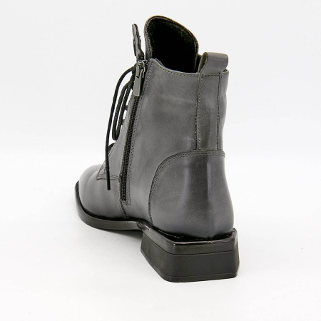Ботинки  Dakkem  черный  кожа Z-100392 фото в интернет-магазине | Omadey.ru