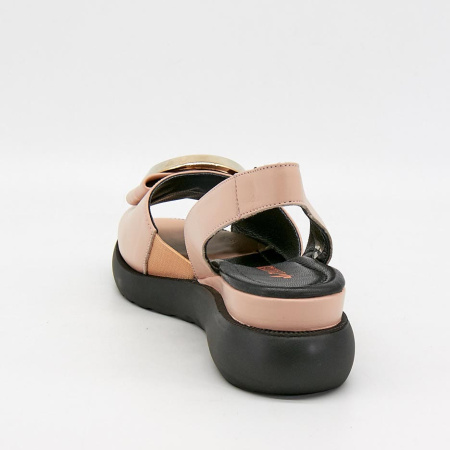 Босоножки  Dakkem  пудра  кожа F-90208 фото в интернет-магазине | Omadey.ru