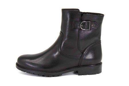 Ботинки  Tamaris  черный  кожа Z-8569 фото в интернет-магазине | Omadey.ru