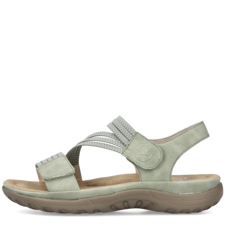 Босоножки  Rieker  зеленый  кожа искусств./текстиль F-400594 фото в интернет-магазине | Omadey.ru