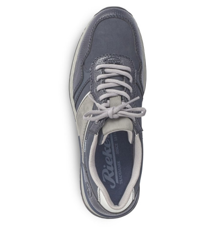 Кроссовки  Rieker  синий  кожа искусств. F-300035 фото в интернет-магазине | Omadey.ru