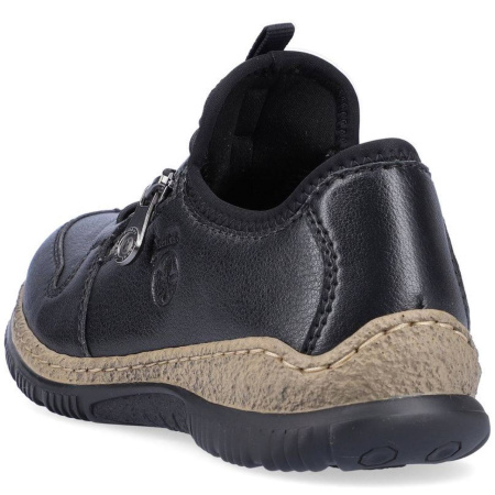 Полуботинки  Rieker  синий  кожа/текстиль Z-400076 фото в интернет-магазине | Omadey.ru