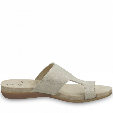 Шлепанцы  Jana  золотой  кожа F-90392 фото в интернет-магазине | Omadey.ru