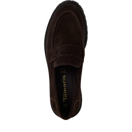 Туфли  Tamaris  коричневый  кожа  Z-400956 фото в интернет-магазине | Omadey.ru