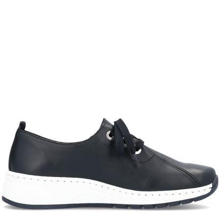 Туфли  Rieker  синий  кожа/кожа искусств. F-300253 фото в интернет-магазине | Omadey.ru