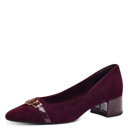 Туфли  Tamaris  красный  кожа Z-400397 фото в интернет-магазине | Omadey.ru