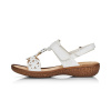 Босоножки  Rieker  белый  кожа искусств. F-90092 фото в интернет-магазине | Omadey.ru