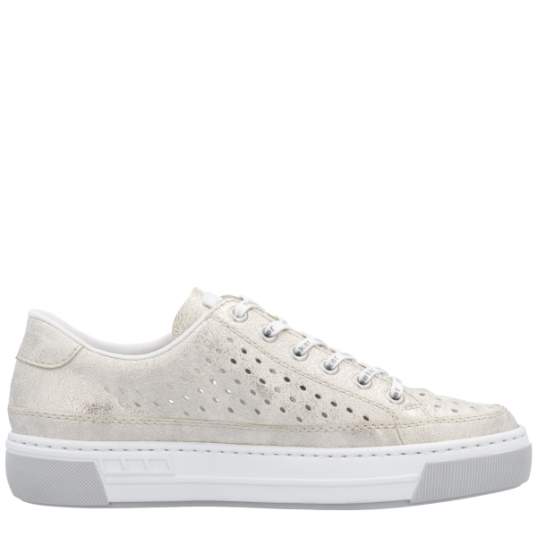 Фото Кеды  Rieker  бежевый  кожа искусств. F-400467