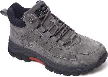 Ботинки  Strobbs  серый  замша Z-200591 фото в интернет-магазине | Omadey.ru