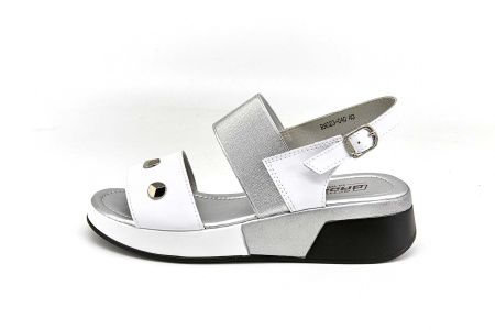 Босоножки  Baden  белый  композиц.кожа F-80542 фото в интернет-магазине | Omadey.ru