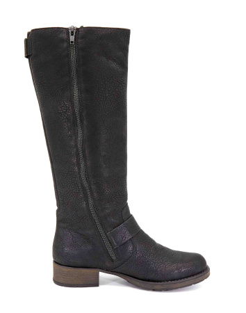 Сапоги  Rieker  черный  кожа искусств. Z-8657 фото в интернет-магазине | Omadey.ru