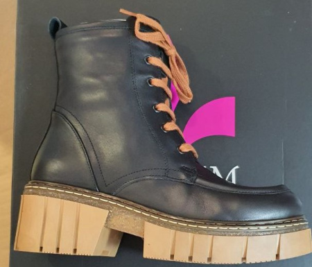 Ботинки  Dakkem  черный  кожа Z-100385 фото в интернет-магазине | Omadey.ru