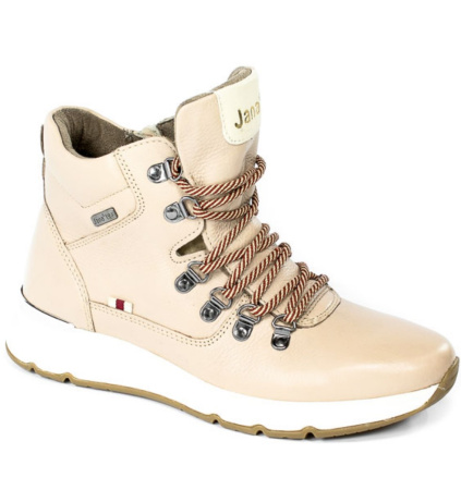 Ботинки  Jana  бежевый  кожа Z-100704 фото в интернет-магазине | Omadey.ru