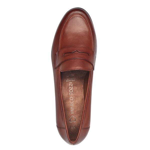 Фото Туфли  Marco Tozzi  коричневый  кожа Z-400354