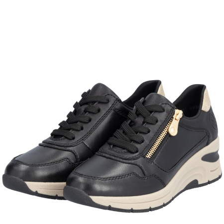 Кроссовки Rieker черный кожа искусств./текстиль F-400030 фото в интернет-магазине | Omadey.ru