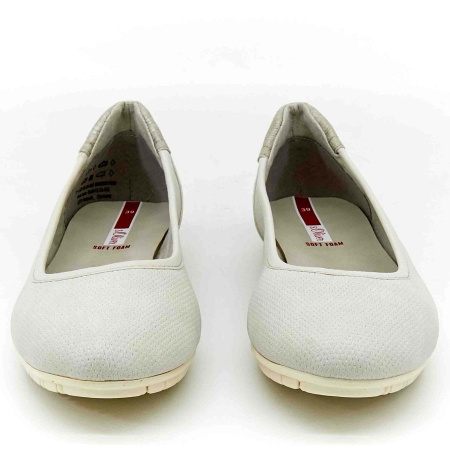 Балетки  женские S.Oliver  серо-голубой  иск. материал F-80302 фото в интернет-магазине | Omadey.ru