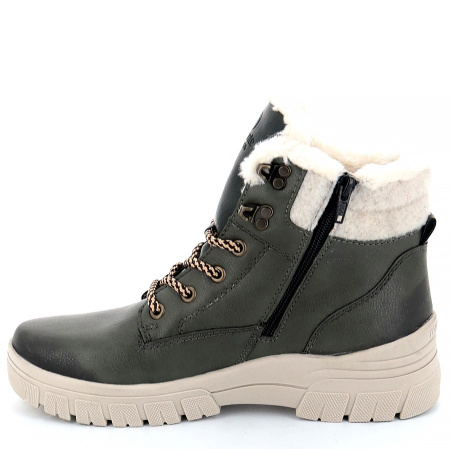 Ботинки  Remonte  зеленый  кожа/кожа искусств. Z-400101 фото в интернет-магазине | Omadey.ru