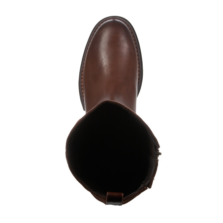 Сапоги  Marco Tozzi  коричневый  кожа Z-400643 фото в интернет-магазине | Omadey.ru