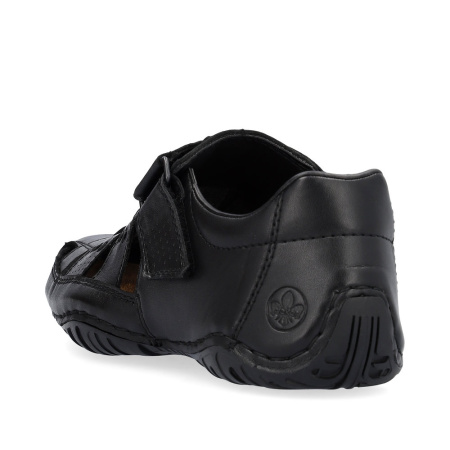 Туфли летние  Rieker  черный  кожа/кожа искусств. F-300261 фото в интернет-магазине | Omadey.ru