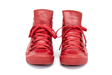 Ботинки  Romika  красный  кожа Z-8658 фото в интернет-магазине | Omadey.ru