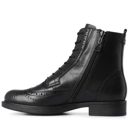 Ботинки  Tamaris  черный  кожа Z-100787 фото в интернет-магазине | Omadey.ru