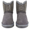 Полусапоги  Baden  серый  кожа Z-8705 фото в интернет-магазине | Omadey.ru
