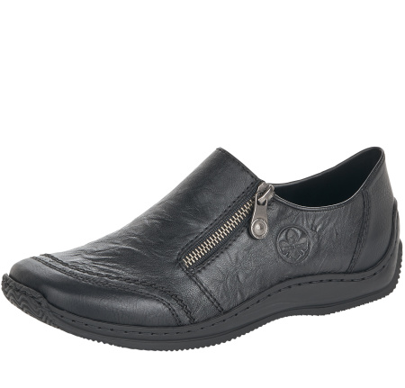 Туфли  Rieker  черный  кожа/кожа искусств. Z-90170 фото в интернет-магазине | Omadey.ru