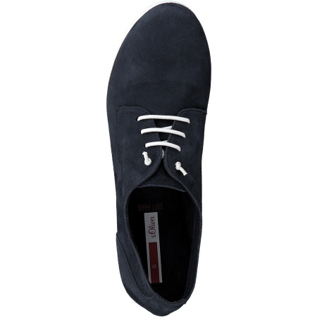 Туфли  S.Oliver  синий  замша F-80297 фото в интернет-магазине | Omadey.ru