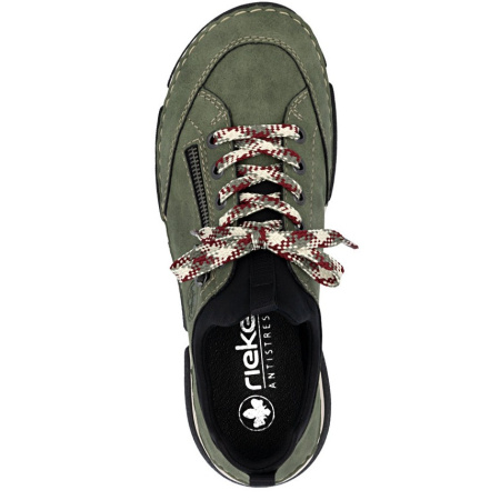 Кроссовки  Rieker  зеленый кожа искусств./текстиль Z-400858 фото в интернет-магазине | Omadey.ru
