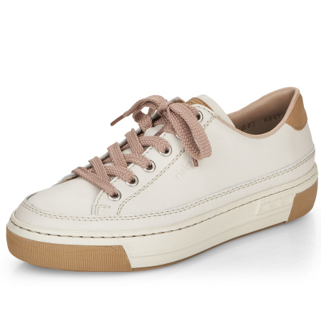 Кеды  женские Rieker  белый  кожа/кожа искусств. F-200061 фото в интернет-магазине | Omadey.ru