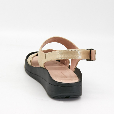 Сандалии  Dakkem  бежевый  кожа F-7313 фото в интернет-магазине | Omadey.ru