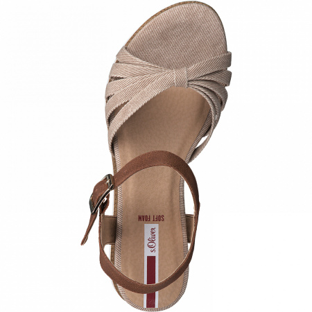 Босоножки  S.Oliver  розовый  текстиль F-90325 фото в интернет-магазине | Omadey.ru