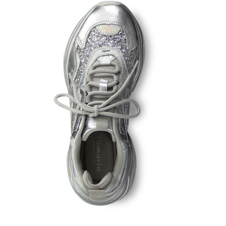 Кроссовки  Tamaris  серебряный  кожа Z-90015 фото в интернет-магазине | Omadey.ru Кроссовки  Tamaris  серебряный  кожа Z-90015 фото в интернет-магазине | Omadey.ru