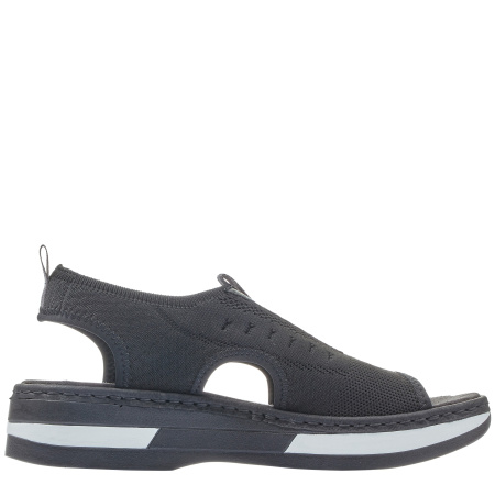 Сандалии  Rieker  черный  кожа искусств./текстиль F-400211 фото в интернет-магазине | Omadey.ru