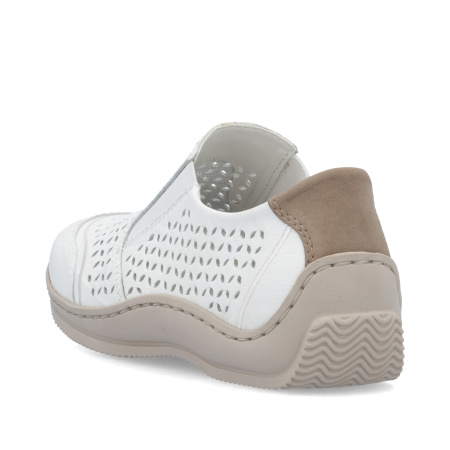 Туфли Rieker белый кожа/кожа искусств. F-400525 фото в интернет-магазине | Omadey.ru