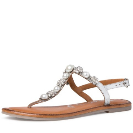 Сандалии  Tamaris  серебряный  кожа F-100319 фото в интернет-магазине | Omadey.ru Сандалии  Tamaris  серебряный  кожа F-100319 фото в интернет-магазине | Omadey.ru