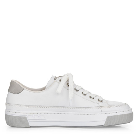 Кеды  Rieker  белый  кожа/кожа искусств. F-300159 фото в интернет-магазине | Omadey.ru