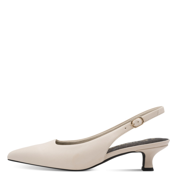 Фото Слингбэки  Marco Tozzi  бежевый  кожа F-401008