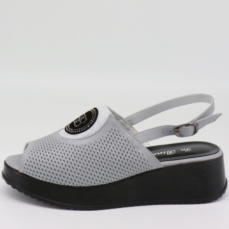 Босоножки  La Binario  белый  кожа F-71033 фото в интернет-магазине | Omadey.ru