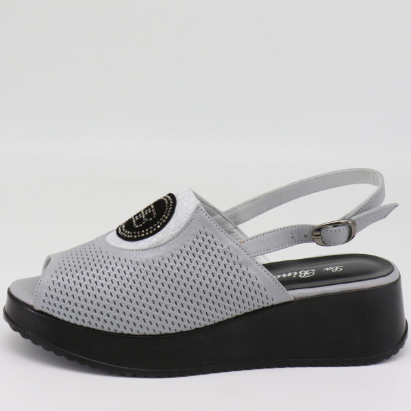 Фото Босоножки  La Binario  белый  кожа F-71033