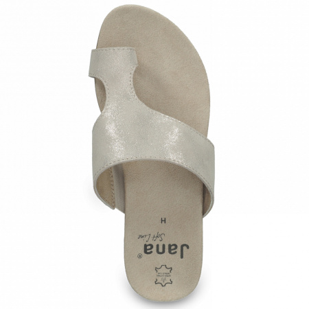 Шлепанцы  Jana  золотой  кожа F-90392 фото в интернет-магазине | Omadey.ru