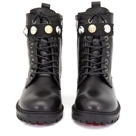 Ботинки  Derem  черный  кожа Z-8340 фото в интернет-магазине | Omadey.ru