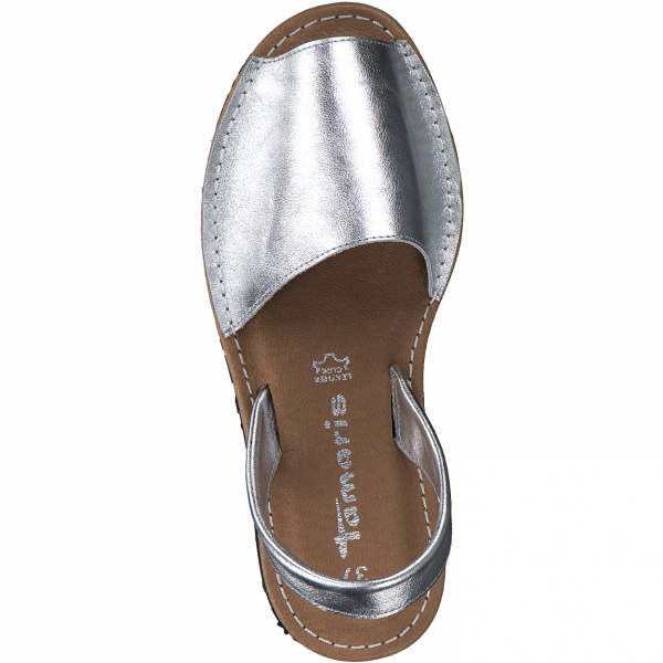 Фото Сандалии  Tamaris  серебряный  кожа F-90748