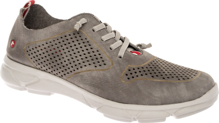 Кроссовки  Keddo  серый  нубук искуств. F-7519 фото в интернет-магазине | Omadey.ru