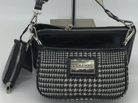 Сумка  Ermanno Scervino  черный  кожа искусств. c09315-black фото в интернет-магазине | Omadey.ru