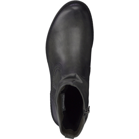 Полусапоги  Tamaris  черный  кожа искусств. Z-8797 фото в интернет-магазине | Omadey.ru