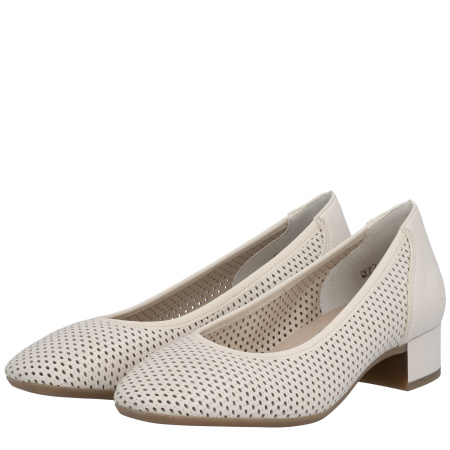 Туфли  Rieker  бежевый  кожа/кожа искусств.  F-401276 фото в интернет-магазине | Omadey.ru